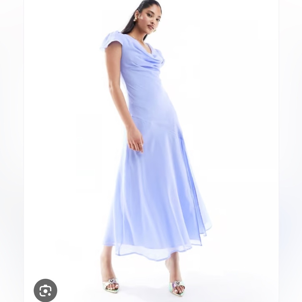 blue gown
